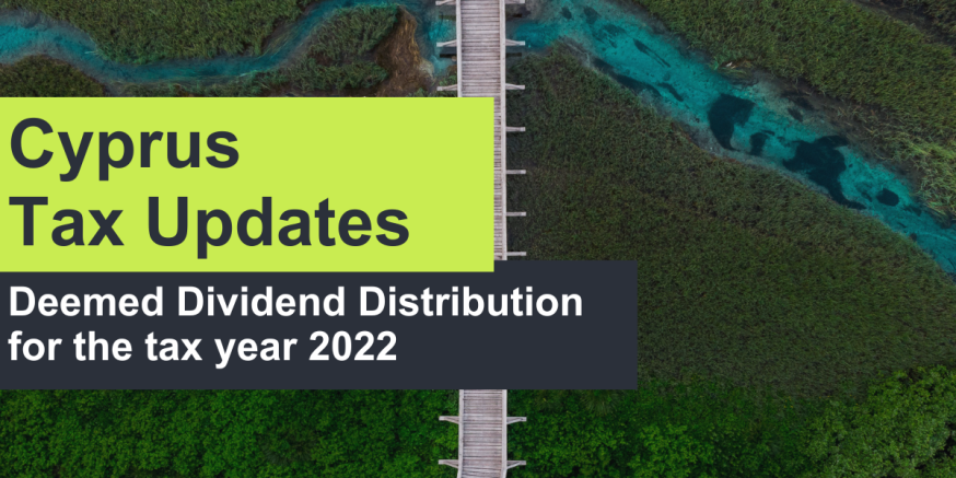 Deemed Dividend Distribution for the tax year 2022