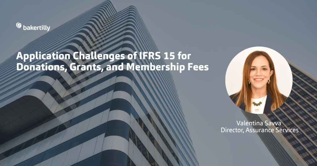 Application Challenges of IFRS 15 for Donations, Grants, and Membership Fees