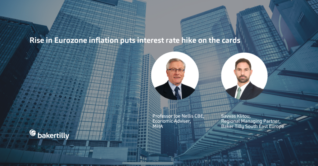 Rise in Eurozone inflation puts interest rate hike on the cards